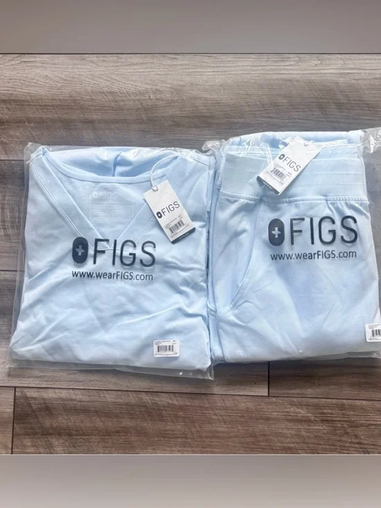 figs technical collection scrub Clothing Set 2Pieces Blue Size 5XL Jogger/shirt - Picture 2 of 3